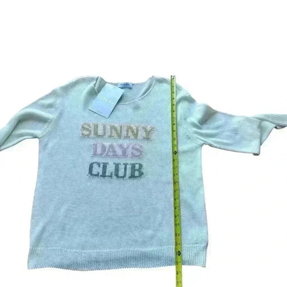 Sunny Days Club Ivory Sweater SZ L NWT - Picture 7 of 7